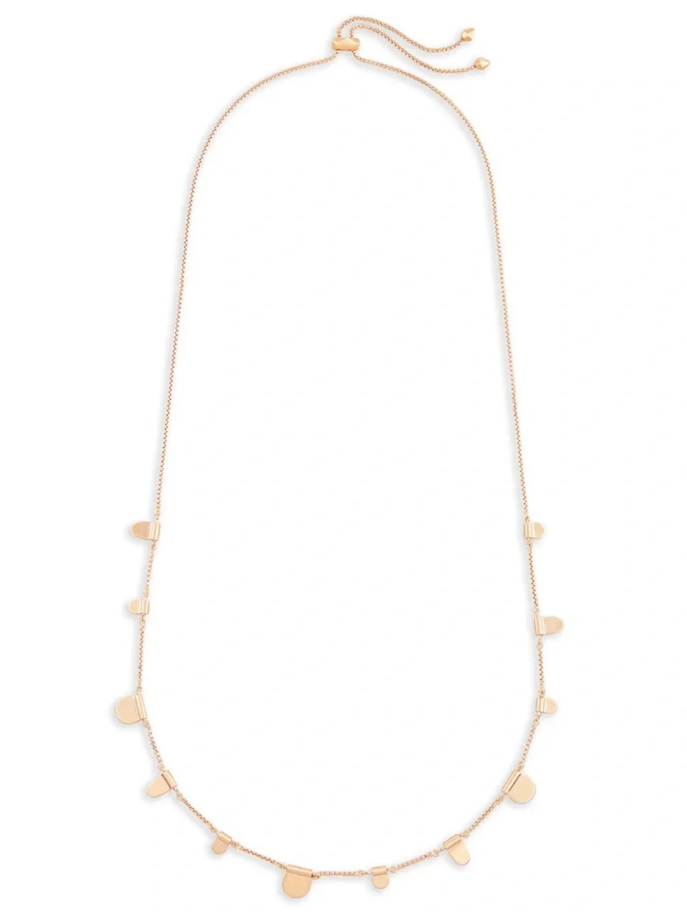 KENDRA SCOTT- OLIVE NECKLACE IN ROSE GOLD